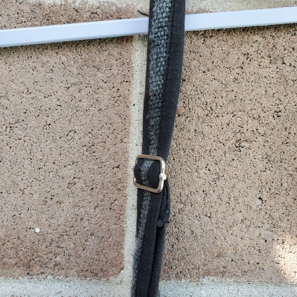 Vintage hemp peace sign cross body bag - Picture 3 of 6